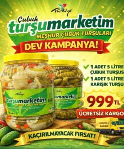 Doğal Çubuk Turşusu | Ev Yapımı Turşu Satışı Ekonomik 2' li