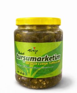 Doğal Çubuk Jalapeno Biber Turşusu | Ev Yapımı Turşu - 1 KG